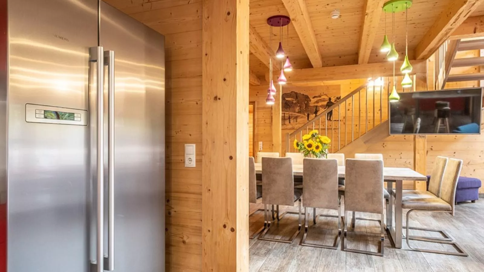 Luxury Lodge Kaprun XL-Dining room