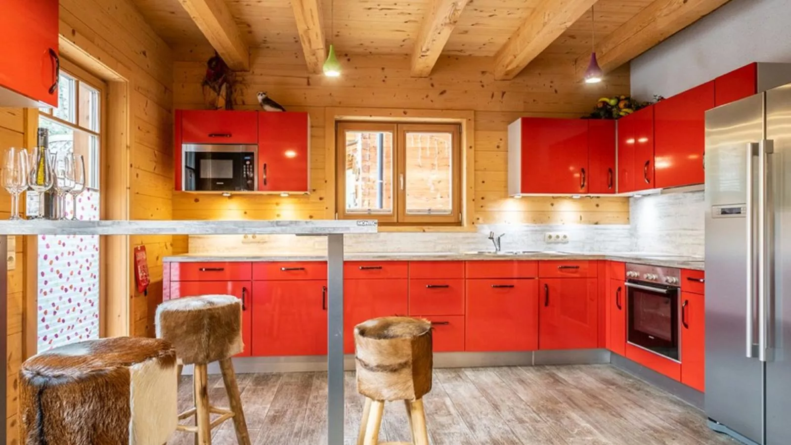 Luxury Lodge Kaprun XL-Kitchen