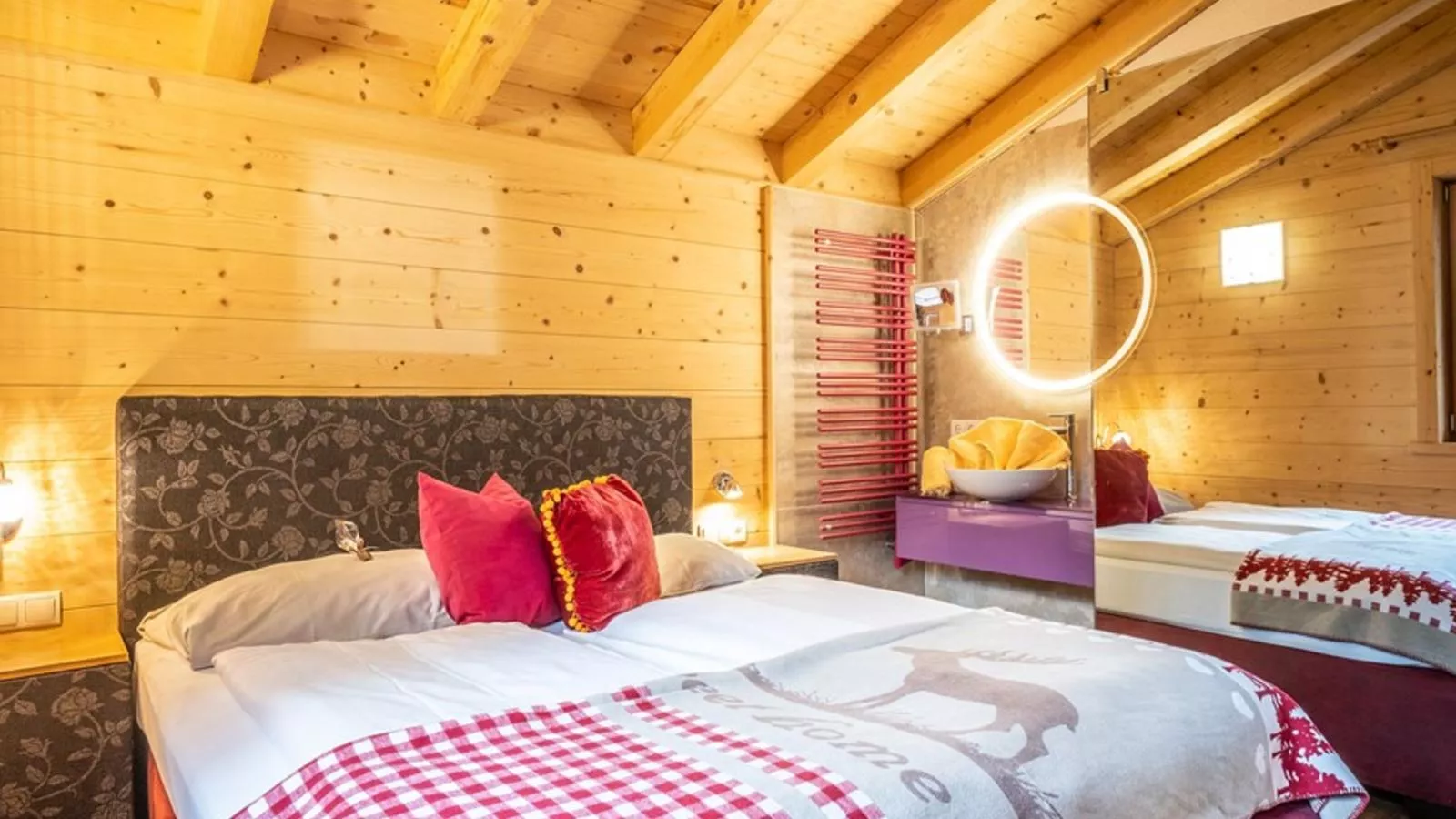 Luxury Lodge Kaprun XL-Bedroom