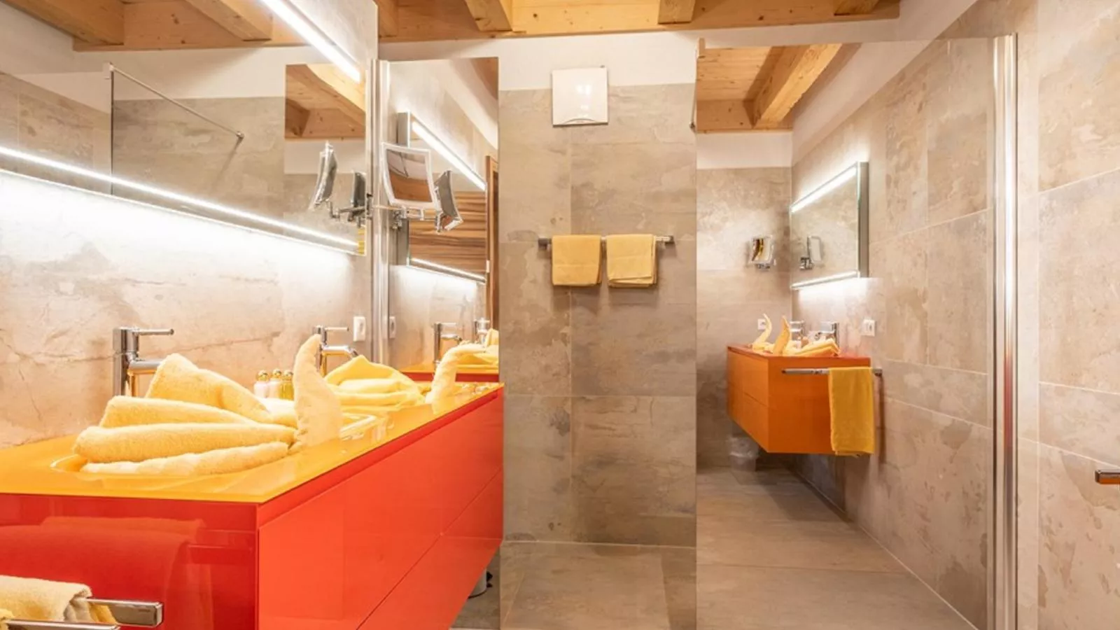 Luxury Lodge Kaprun XL-Bathroom