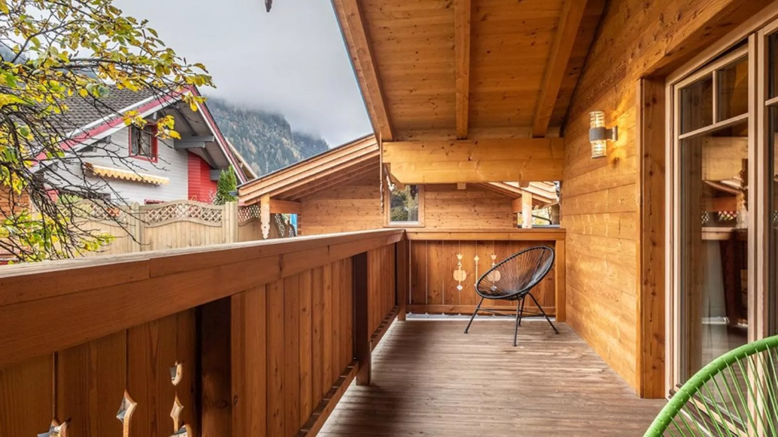 Luxury Lodge Kaprun XL-Terrace balcony