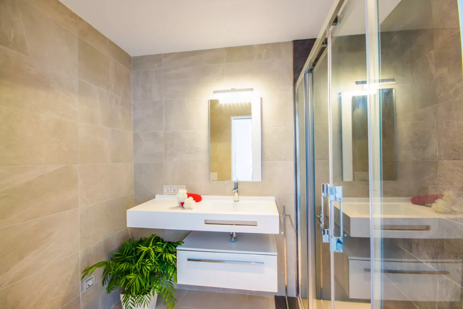 Blue Palm Beach-Salle de bain