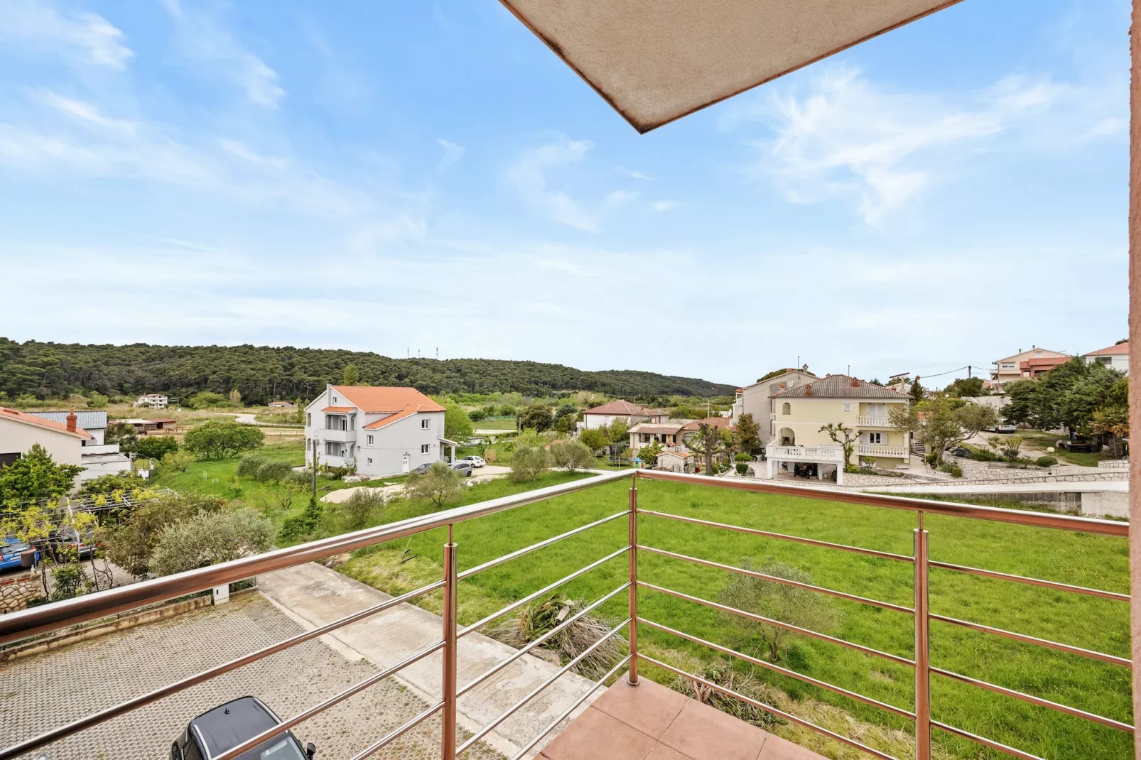 Apartments Neda - Two Bedroom Apartment Ruzmarin-Terrace balcony