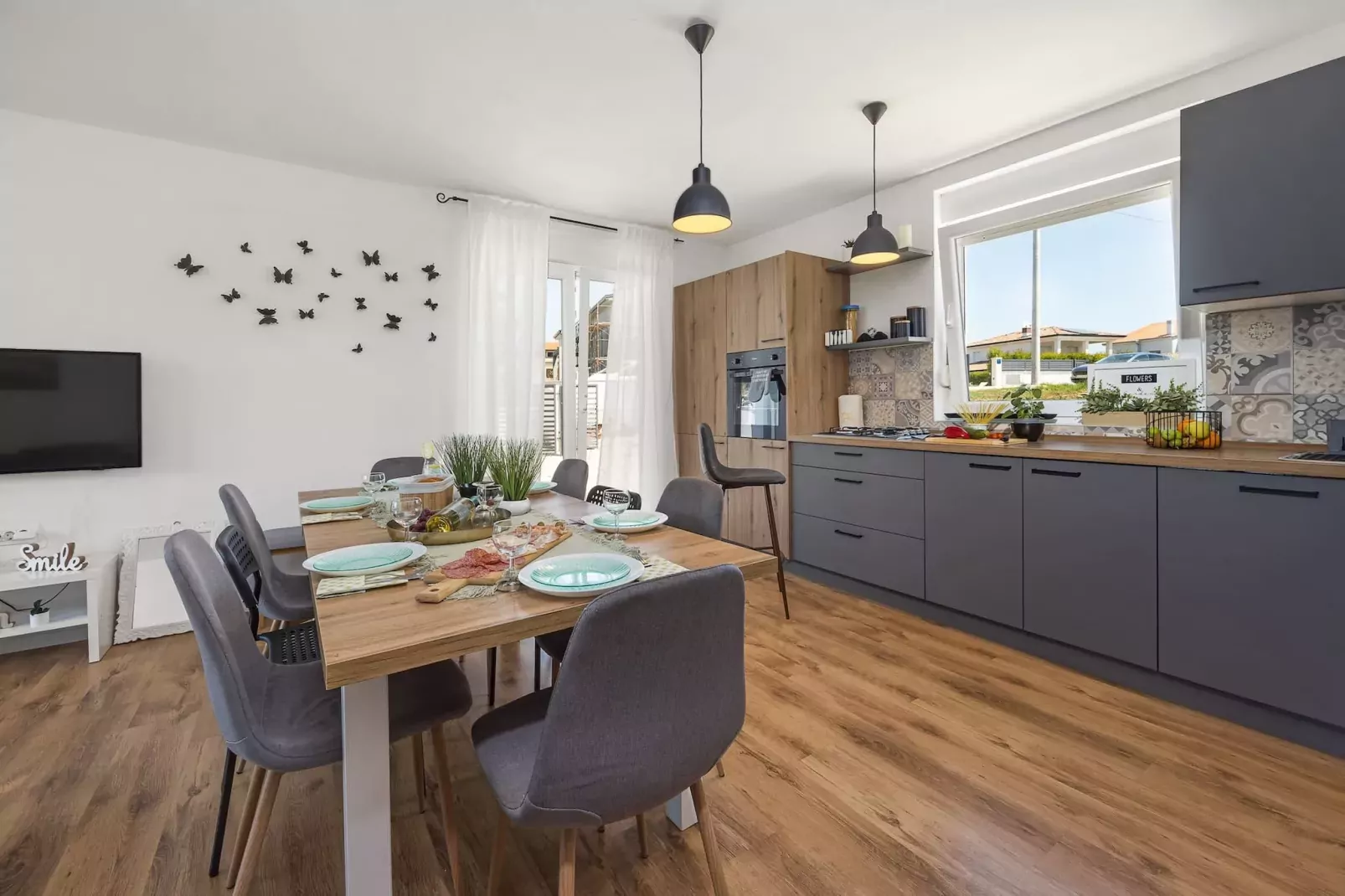 Villa Jakov with Private Pool-Kitchen