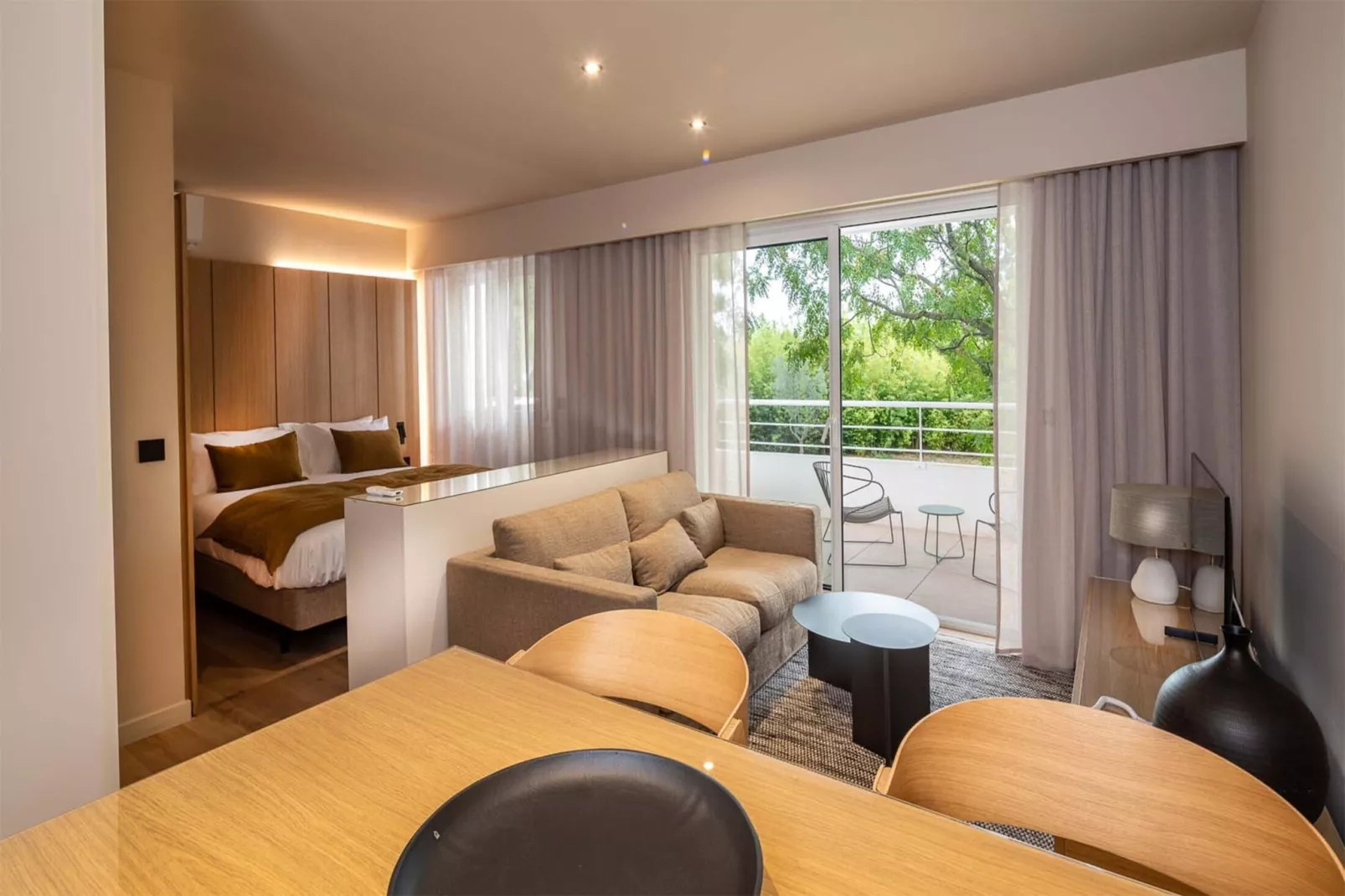 Appartements Horizon Resort- Apartment-Living room
