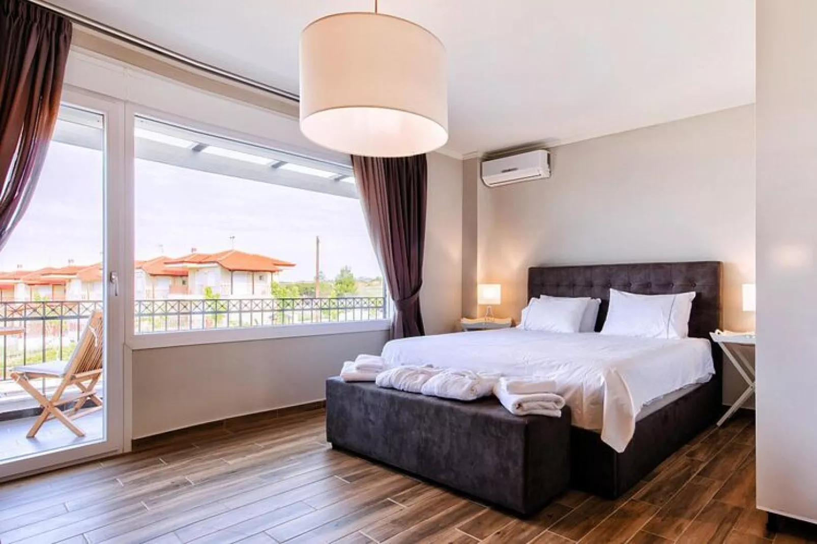 Holiday homes Sunny Villas Resort and SPA Chanioti-EXCLUSIVE FAMILIY VILLA 4 BEDROOMS private pool-Schlafzimmer