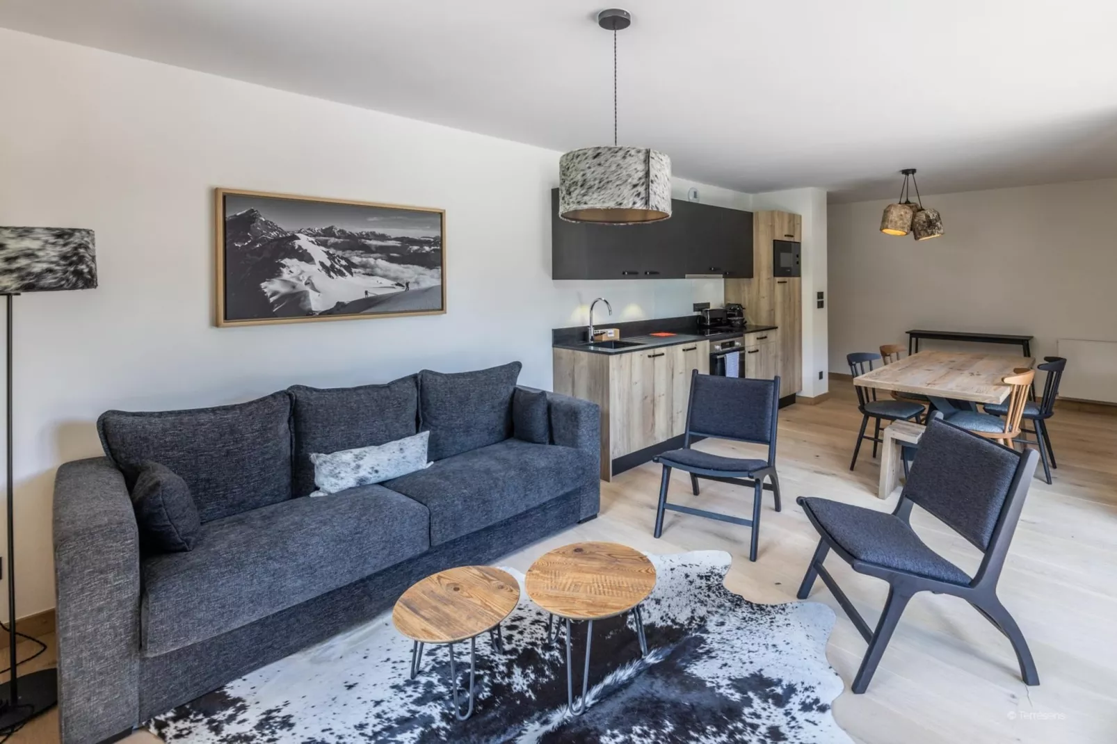 SERRE CHEVALIER Le Cristal Lodge-A36S-Living room