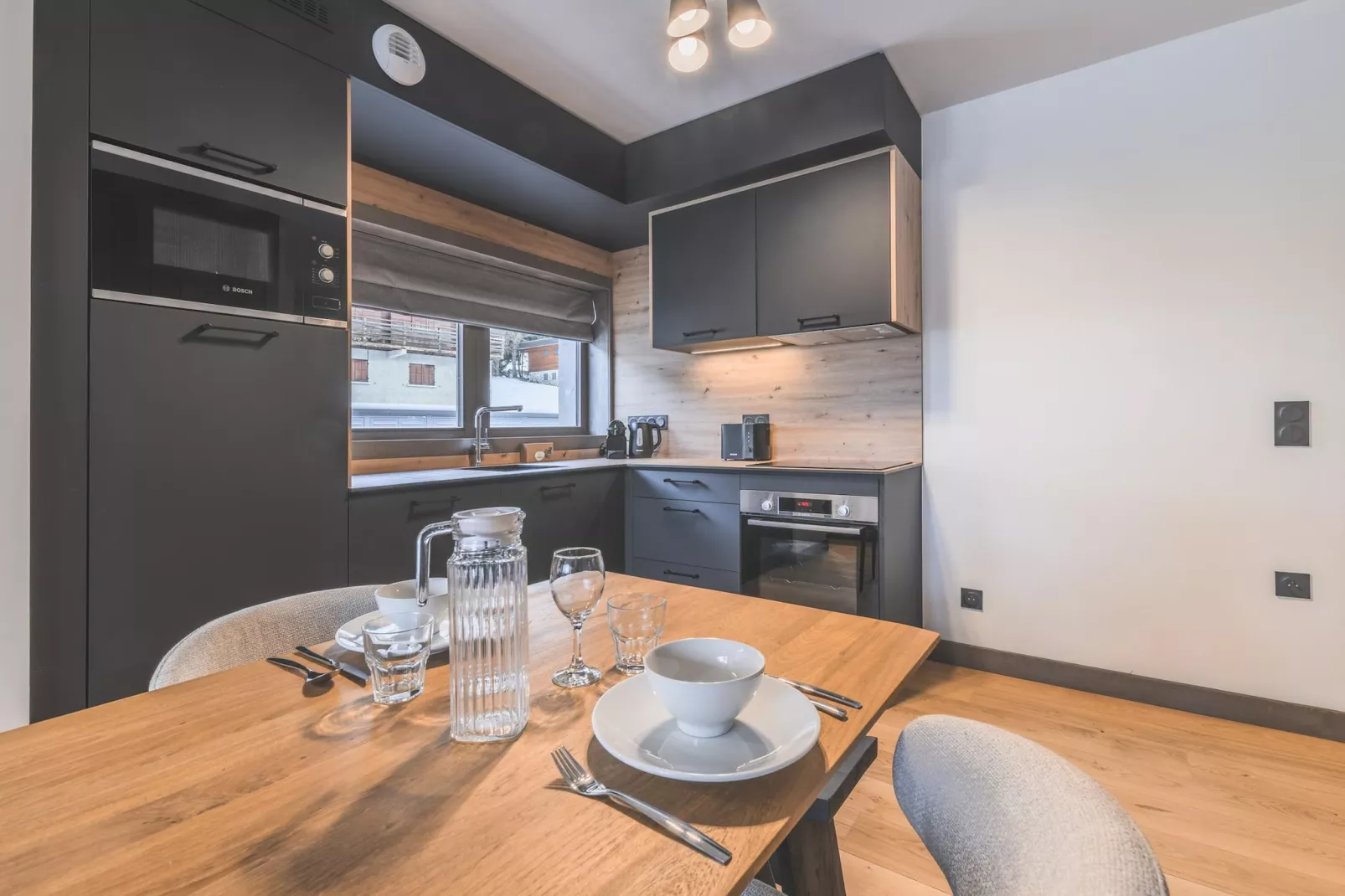 Résidence PLAN PEISEY Le Quartz -A24S-Kitchen