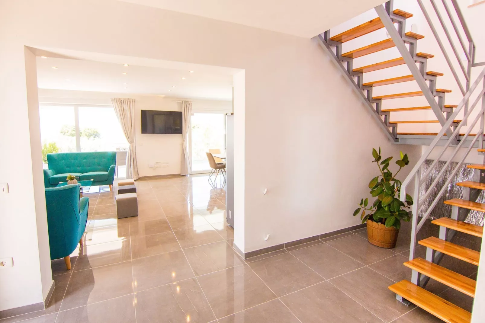 Villa with Pool and Sea View in Fazana - Horizont-Living room