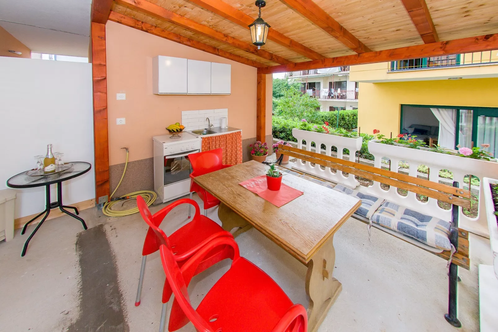 Apartments Anita-Triple room with terrace-Terrace