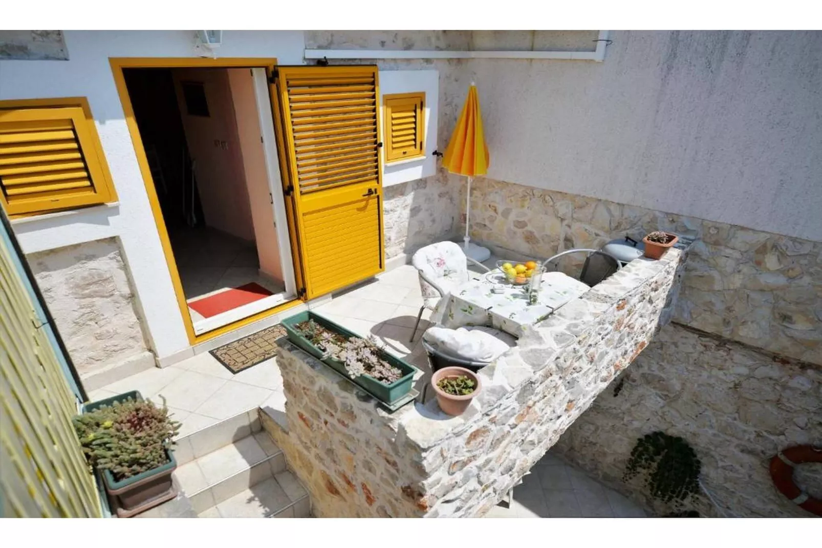 Apartments Sunce - Yellow A1-Terrace balcony