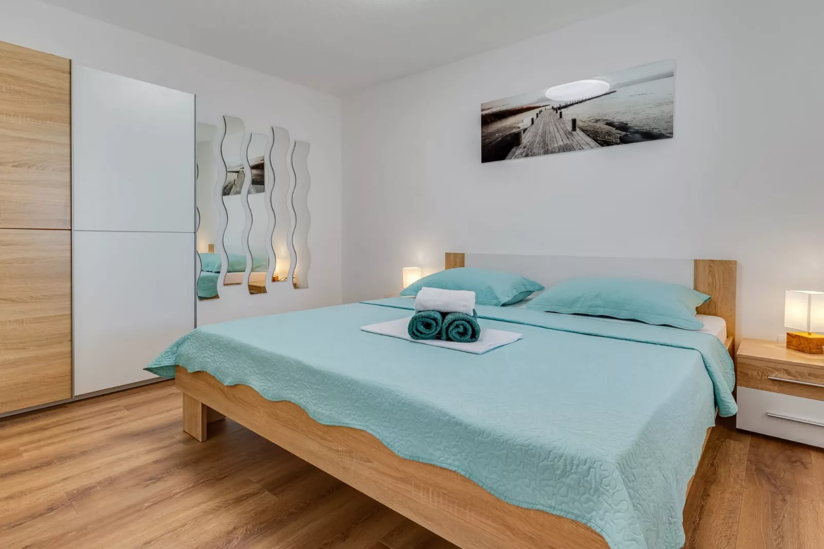 Apartments Rina - one bedroom apartment A1-Chambre
