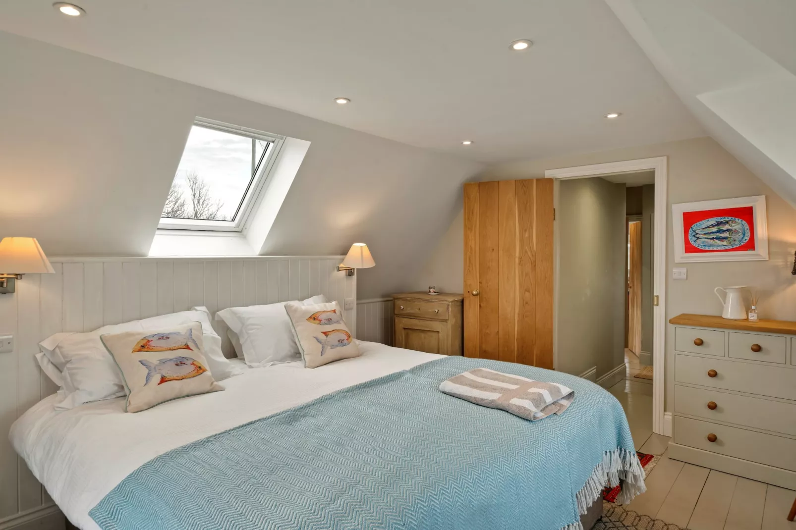 St Eval School House-Bedroom