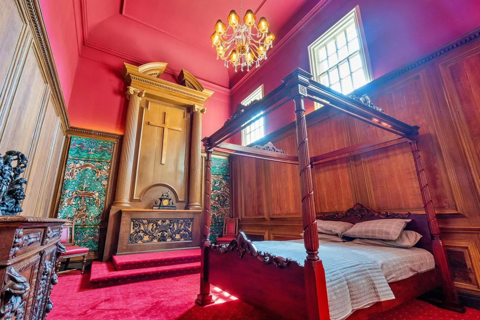 Hickleton Hall-Schlafzimmer