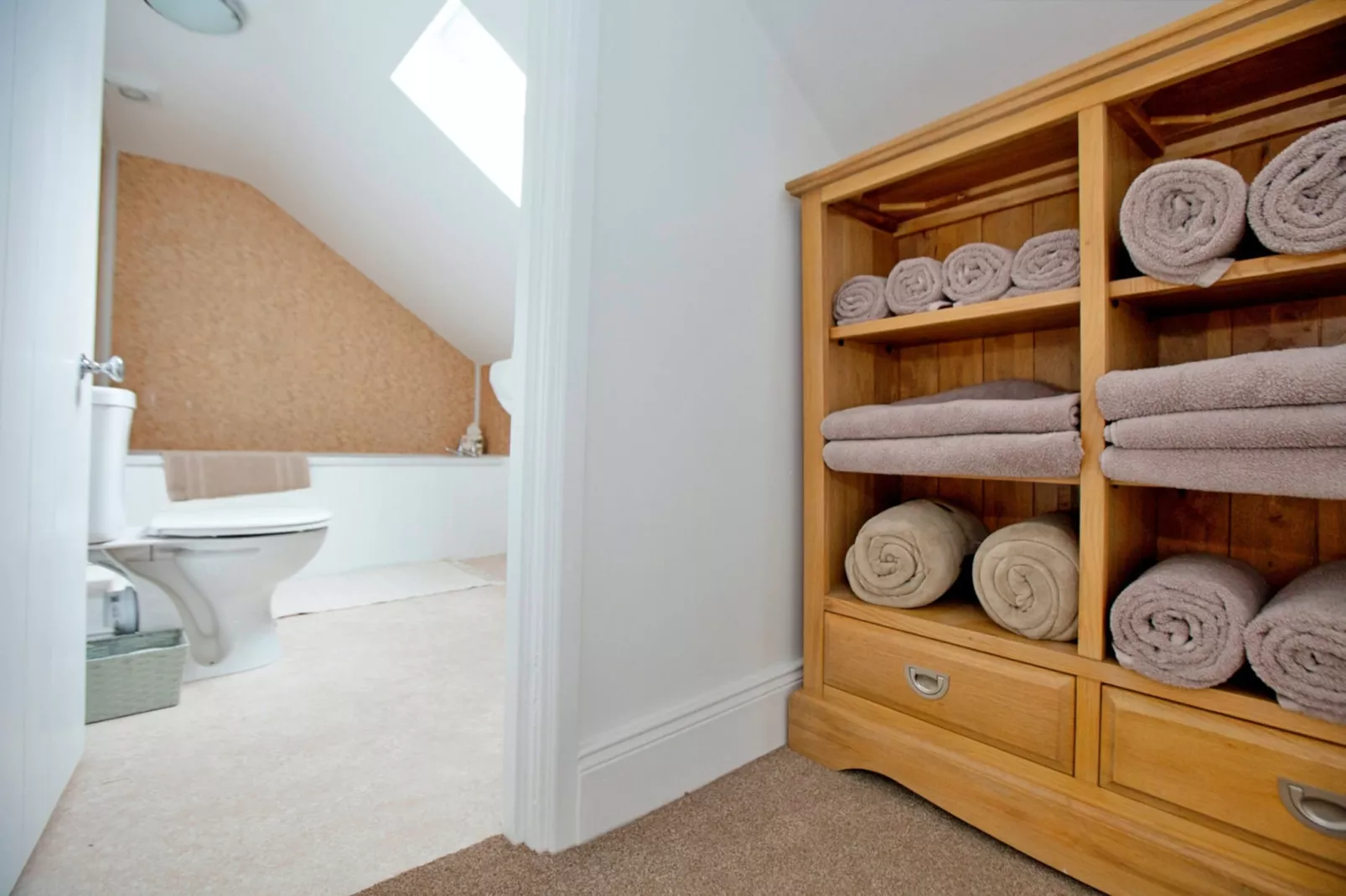 The Cottage, Shortflatt Farm-Bathroom