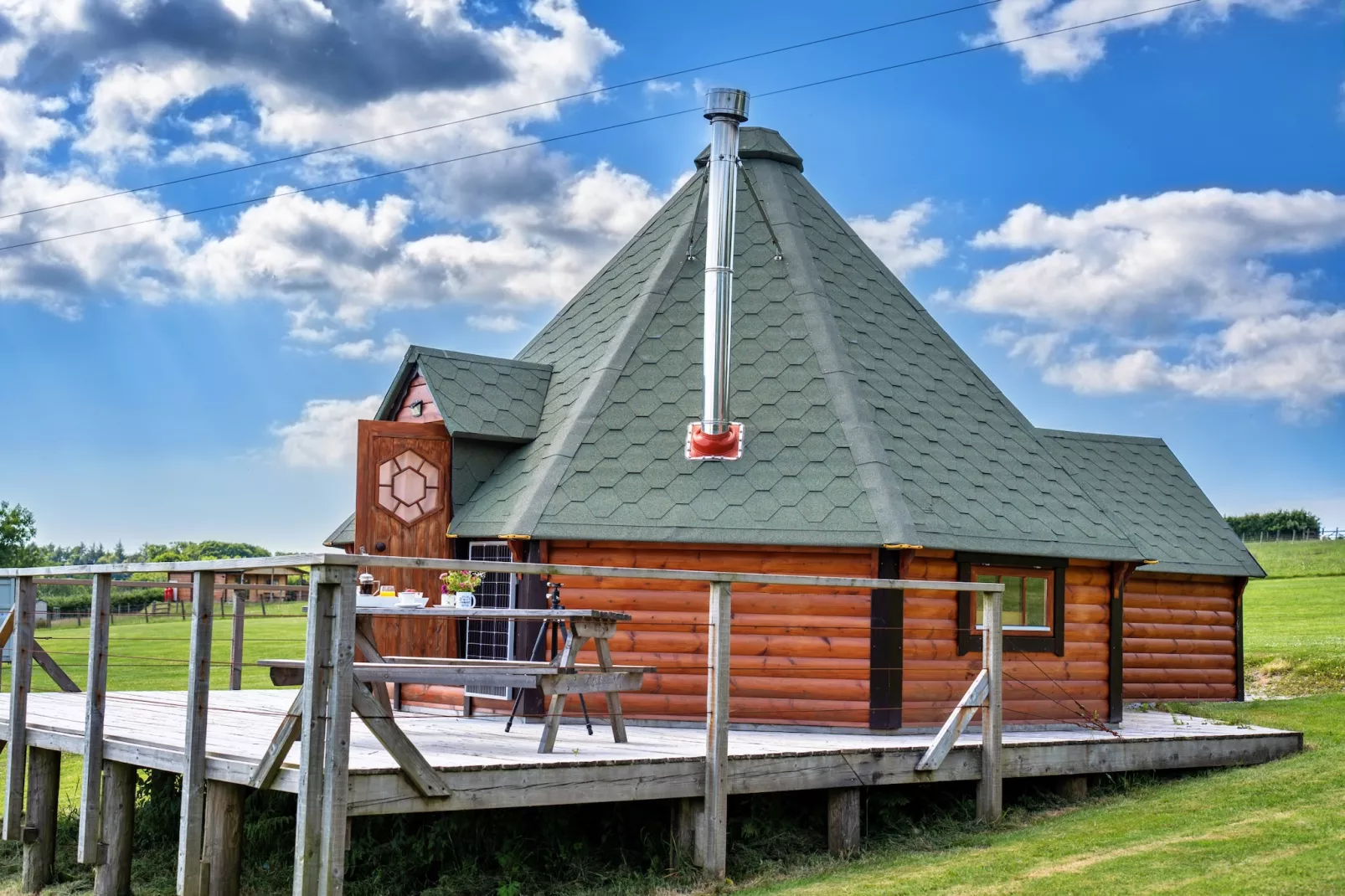 'Exmoor' Wooden Eco-Lodge-Outdoor