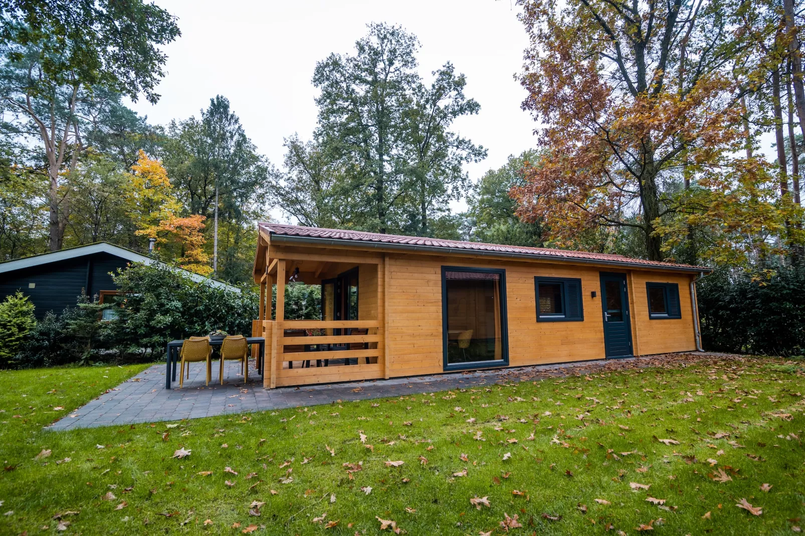 4-persoons wellness lodge-Gardens summer