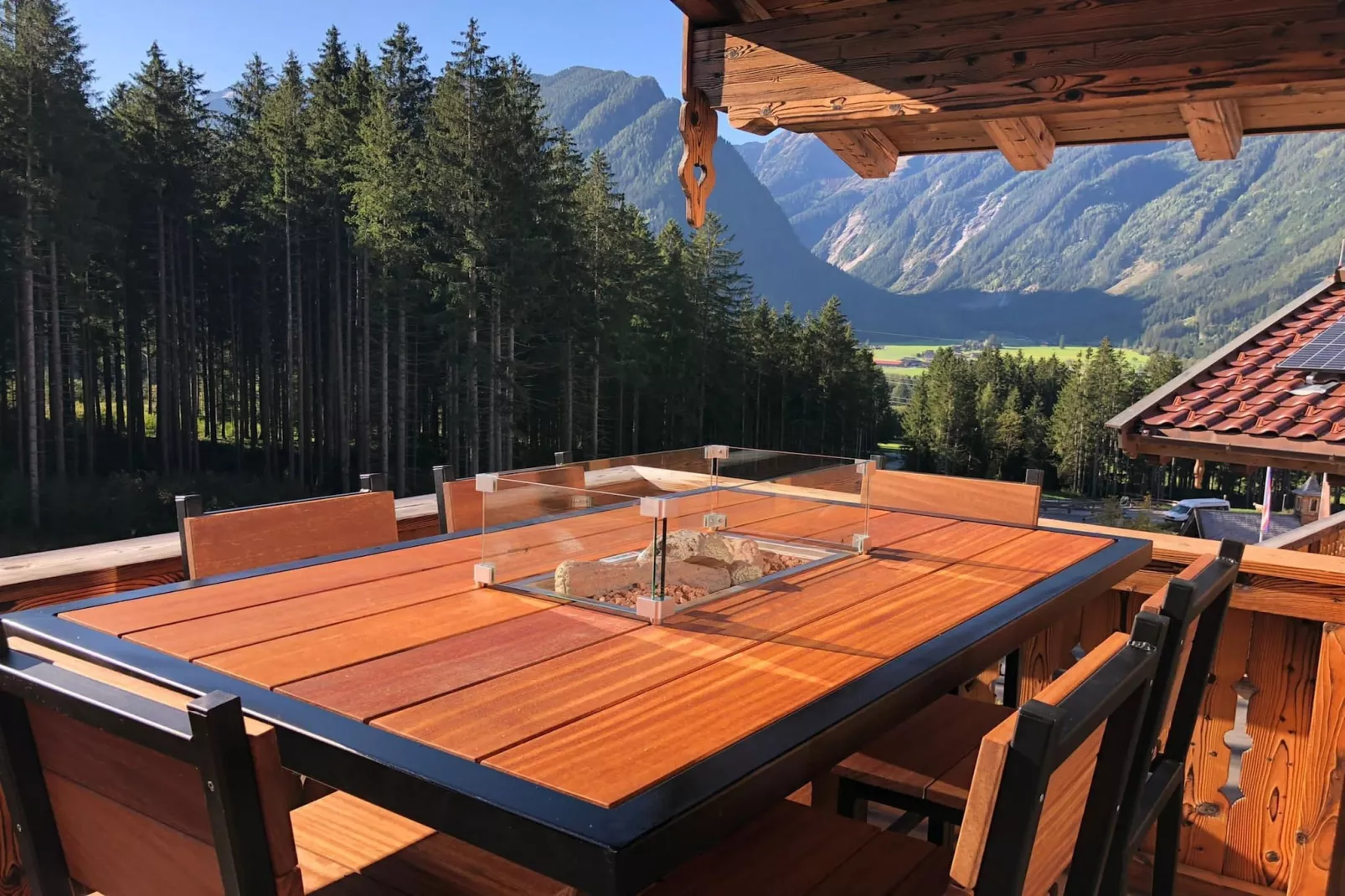 Nationalpark Chalet Kratzenberg-Terrassenbalkon