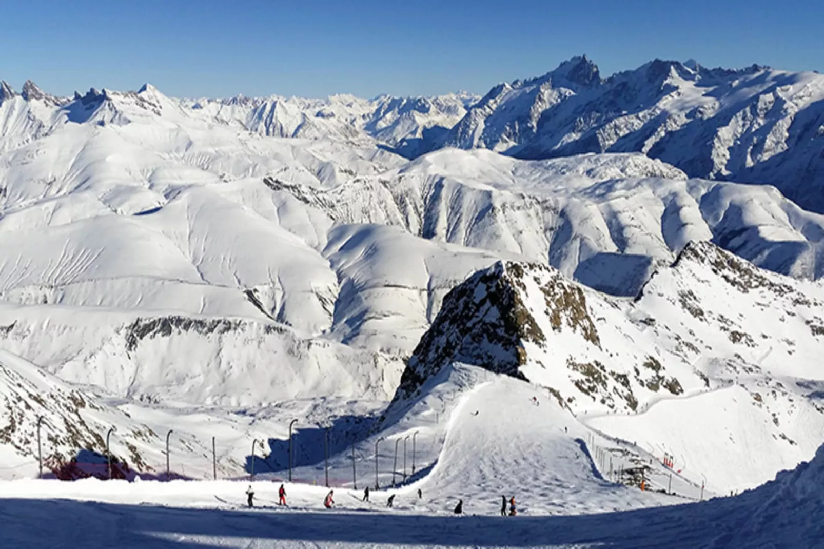 Nationalpark Chalet Schneespitze-Area winter 5km