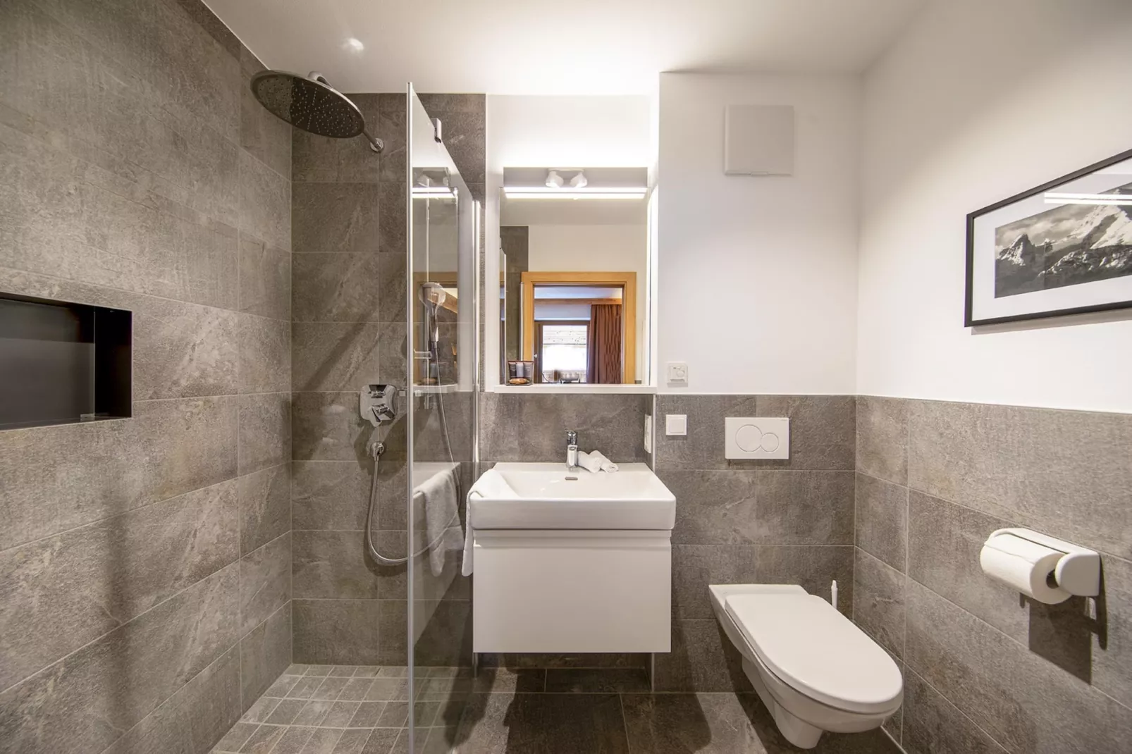 Nationalpark Chalet Mittereggspitze-Bathroom