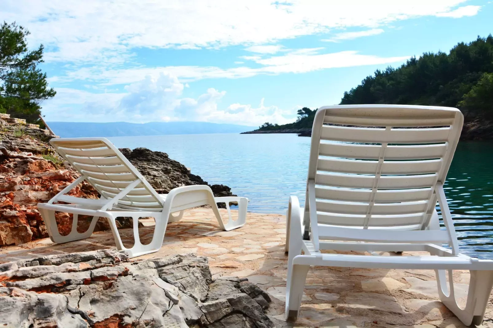 Blissful Bay Apartments Vrboska - One Bedroom Apartment with Balcony (owner Smokva)-Außenbereich