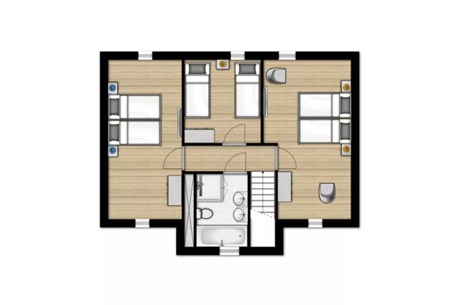 Vakantiepark Duynzicht 2-Floor plan