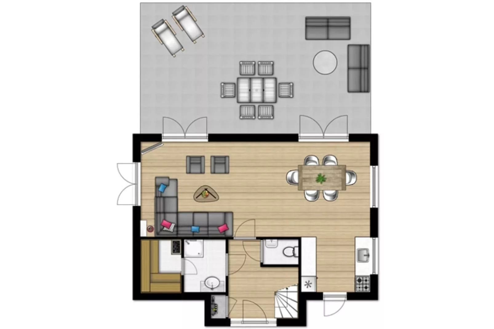 Vakantiepark Duynzicht 3-Floor plan