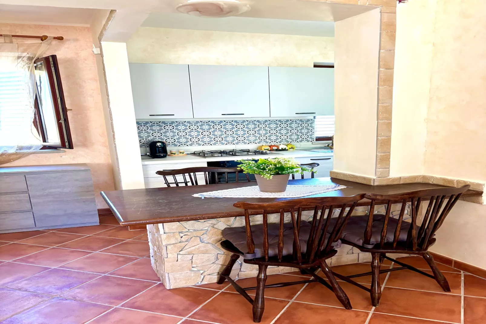 Ferienhaus Francavilla di Sicilia  Villa Uliveto-Küche