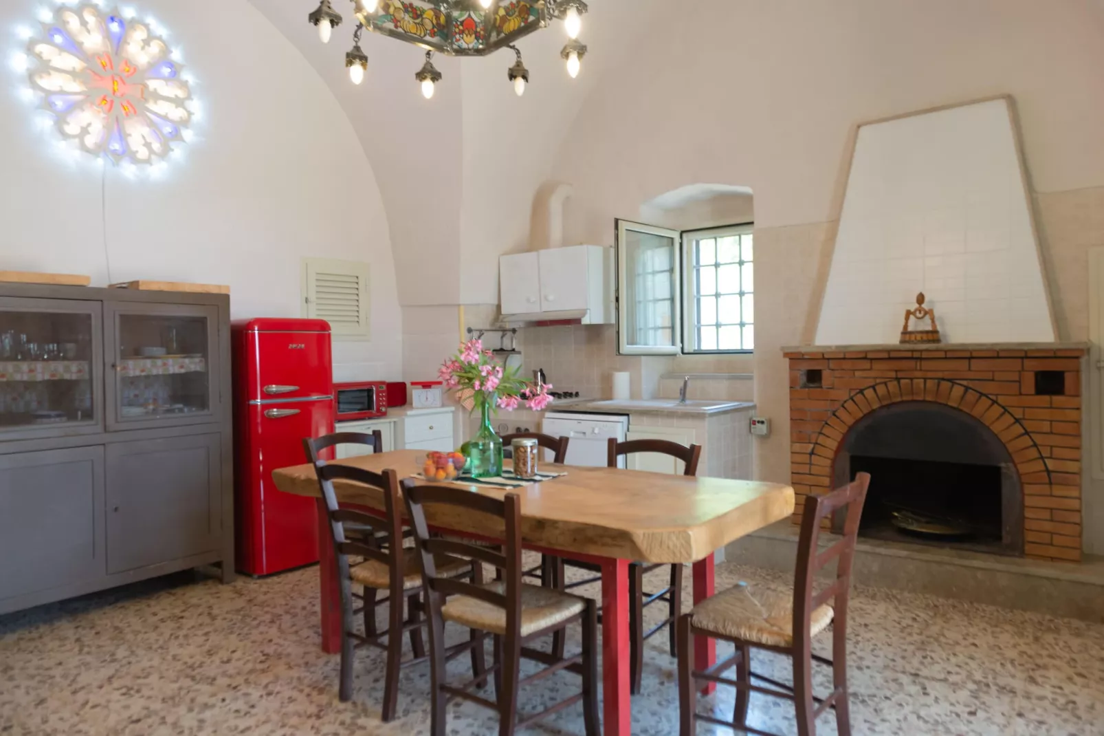 Lamia Papo in Ostuni-Küche