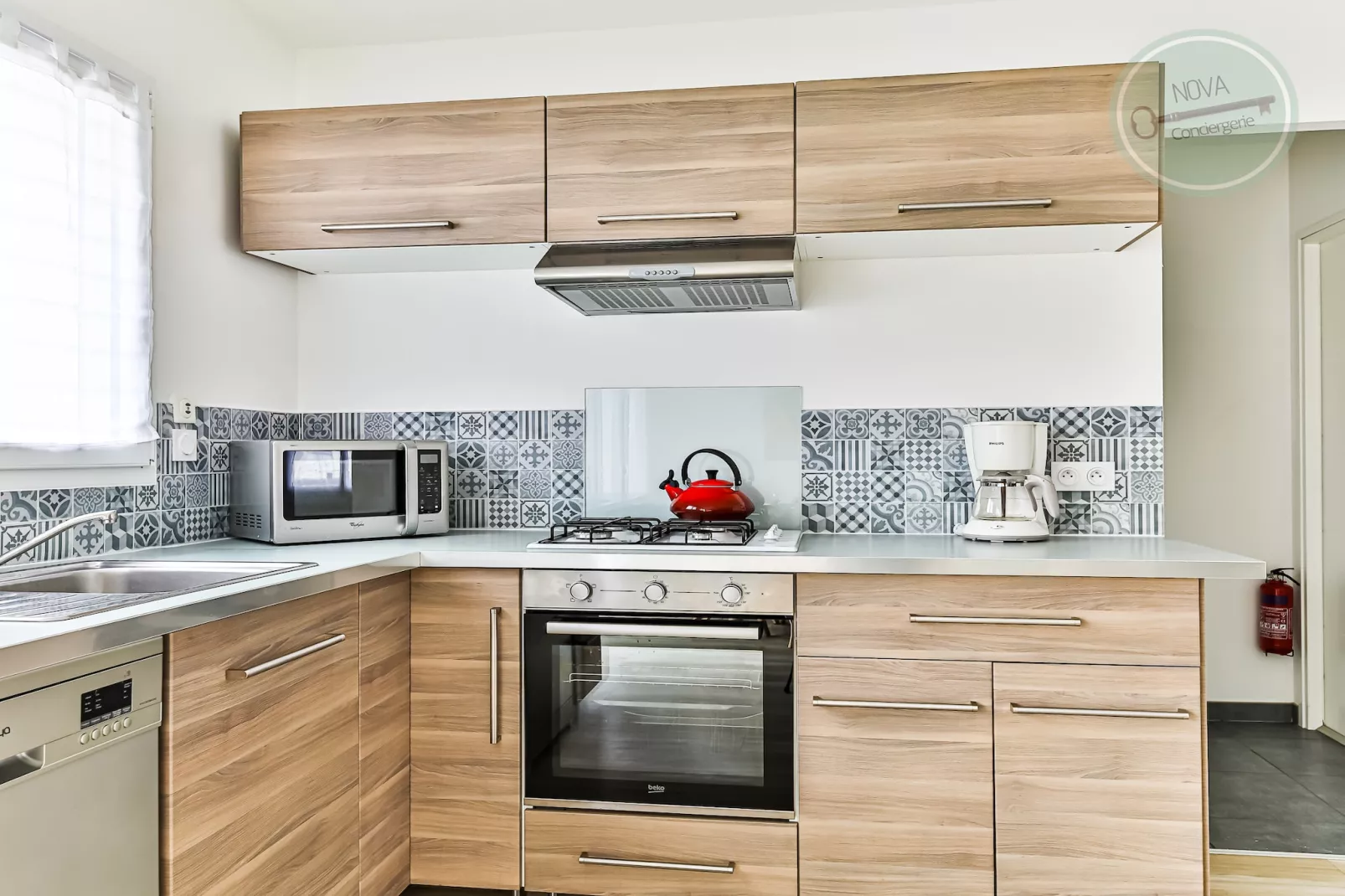 Au Logis de la Treille-Kitchen