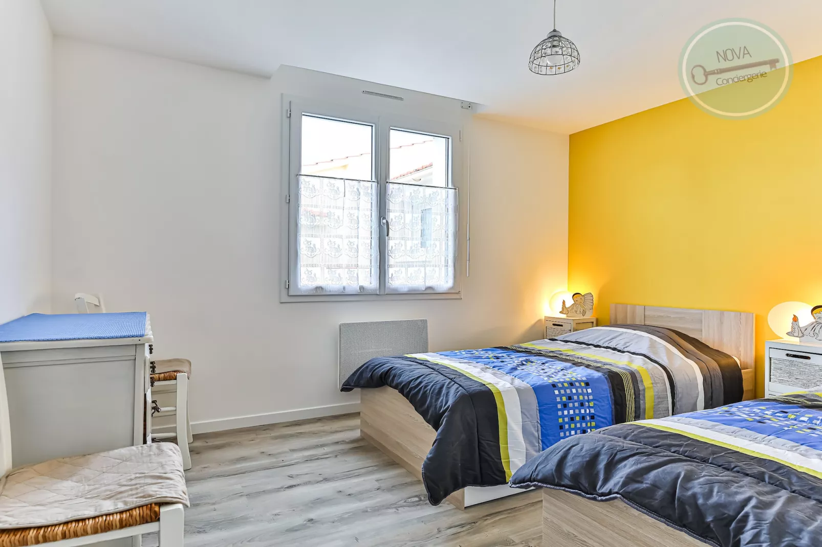 Maison Ker Mona entre plage et commerces-Schlafzimmer