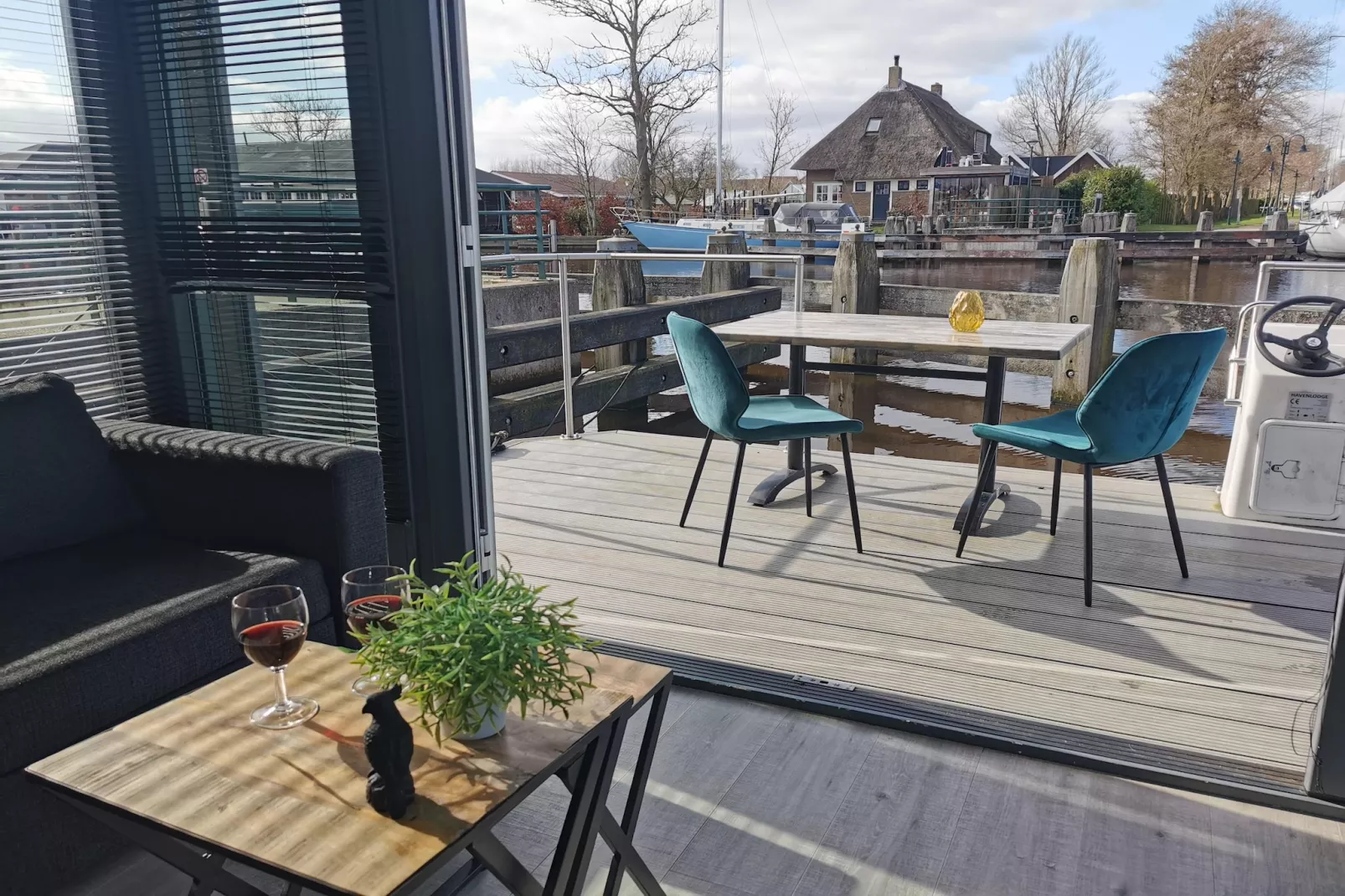 Waterlodges Heeg 1-Terrassenbalkon