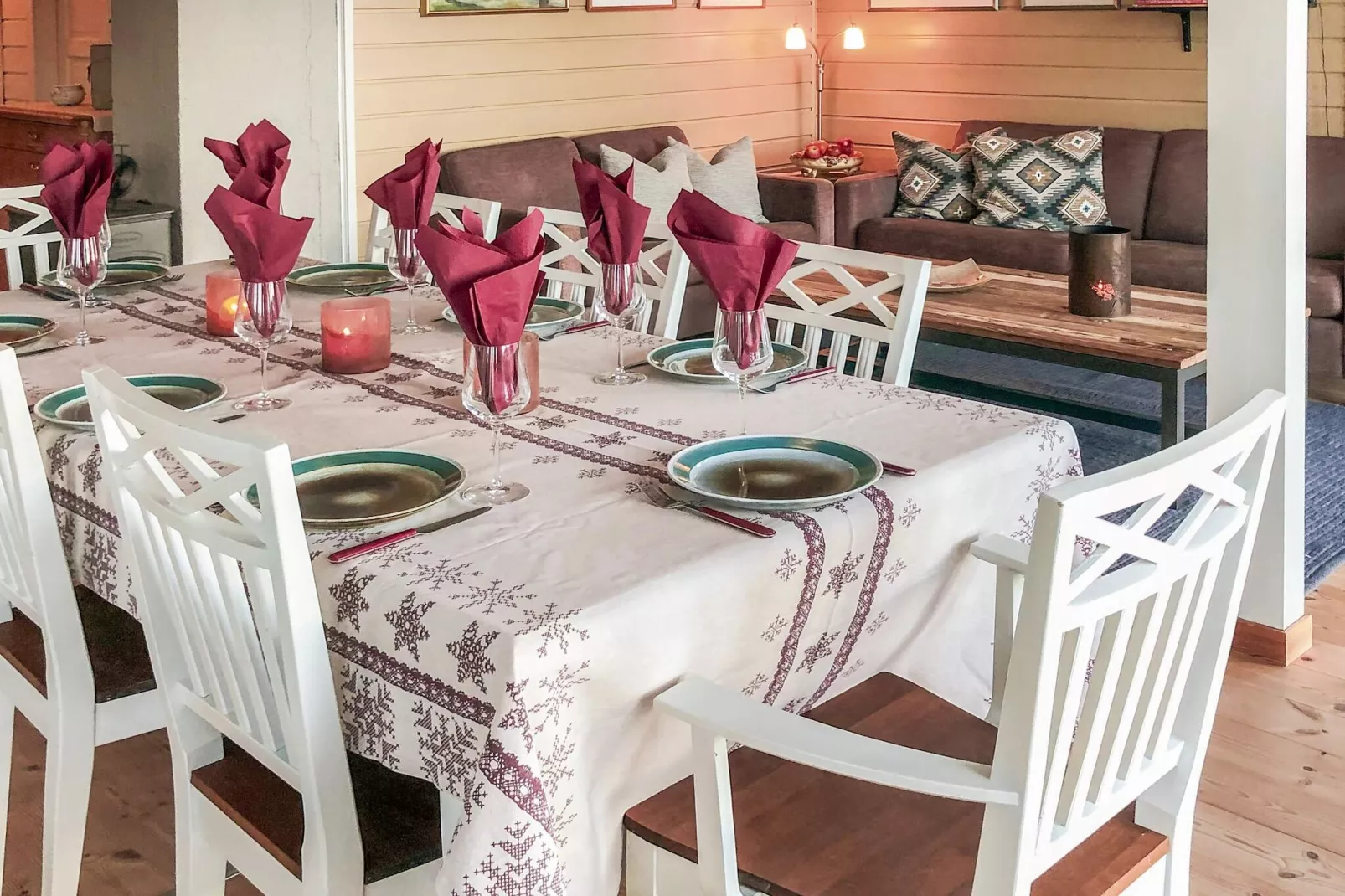 Maison de vacances pour 10 a Treungen-Intérieur