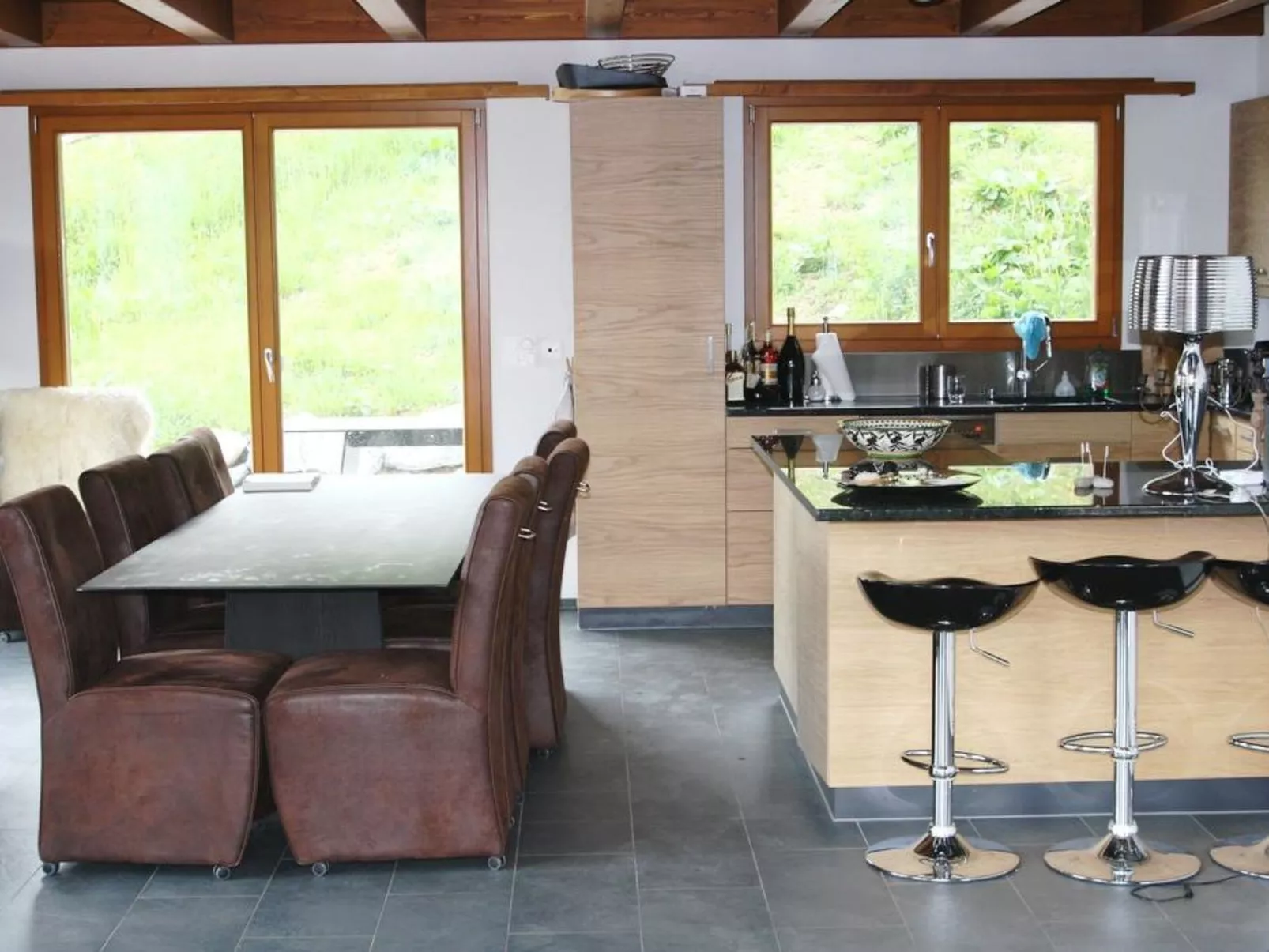 Nubes, Chalet-Dedans