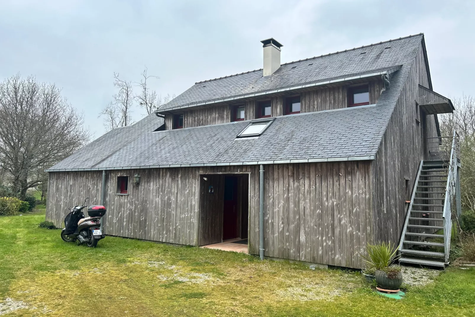 Maison de vacances avec jardin Surzur-Extérieur hiver