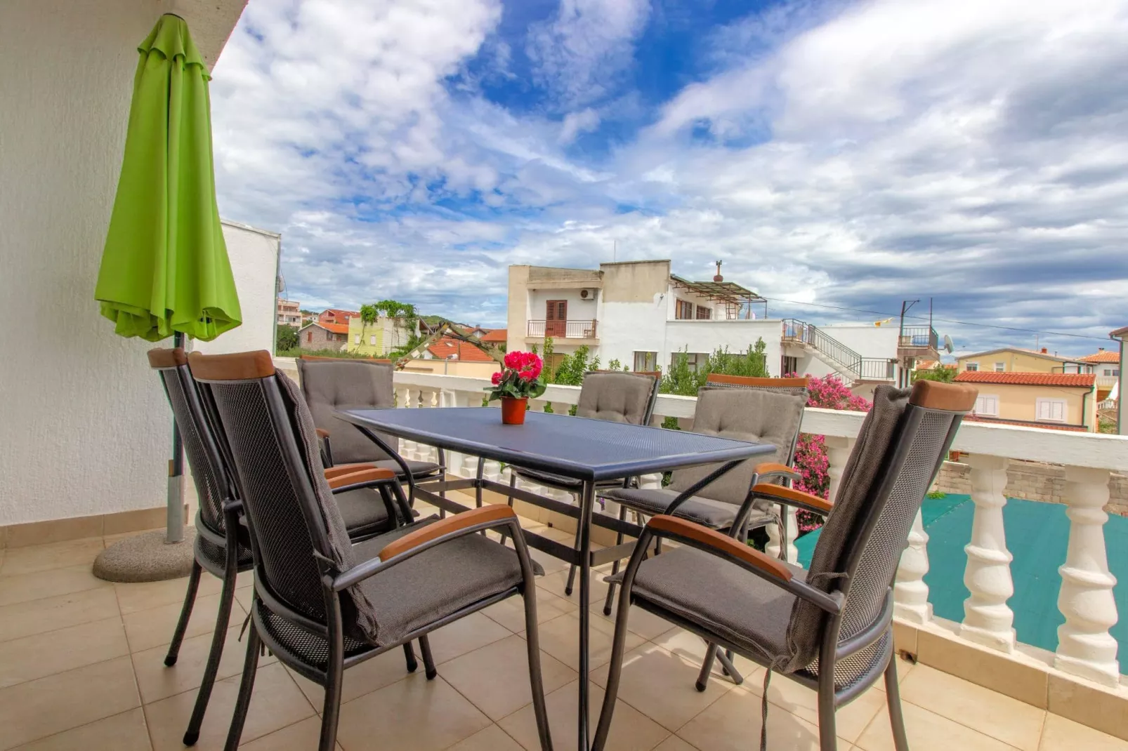 Apartments Alaga - A1-Terrace balcony