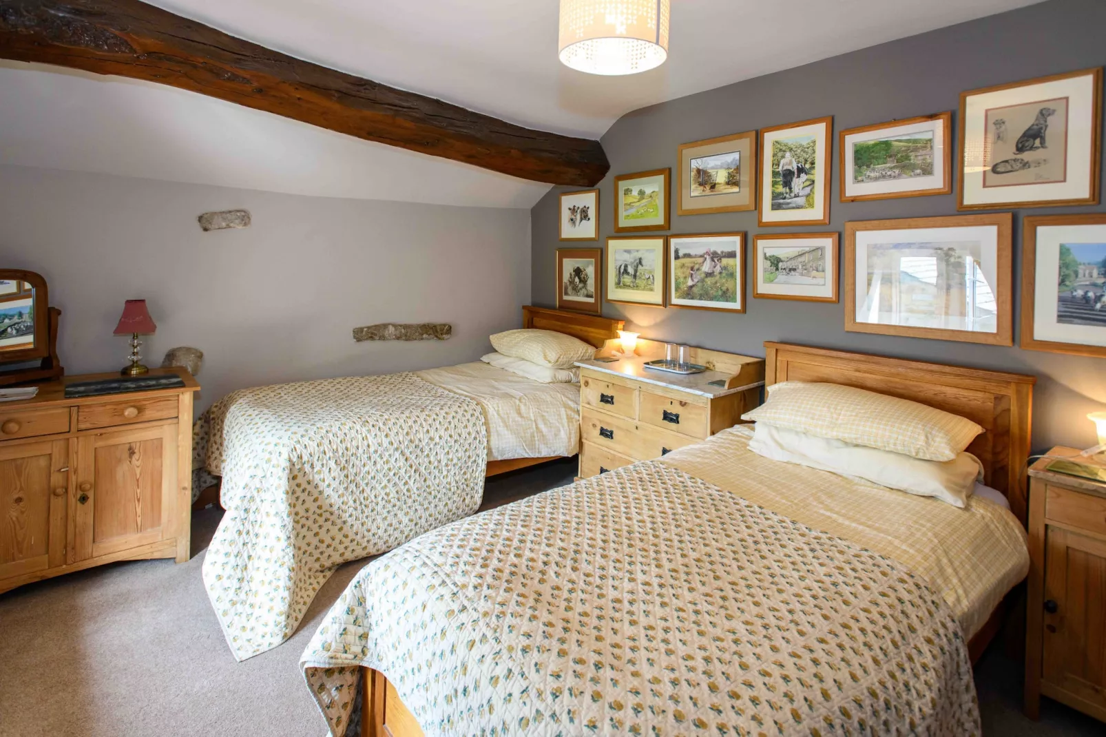 Shepherds Cottage at Mile House Farm-Bedroom