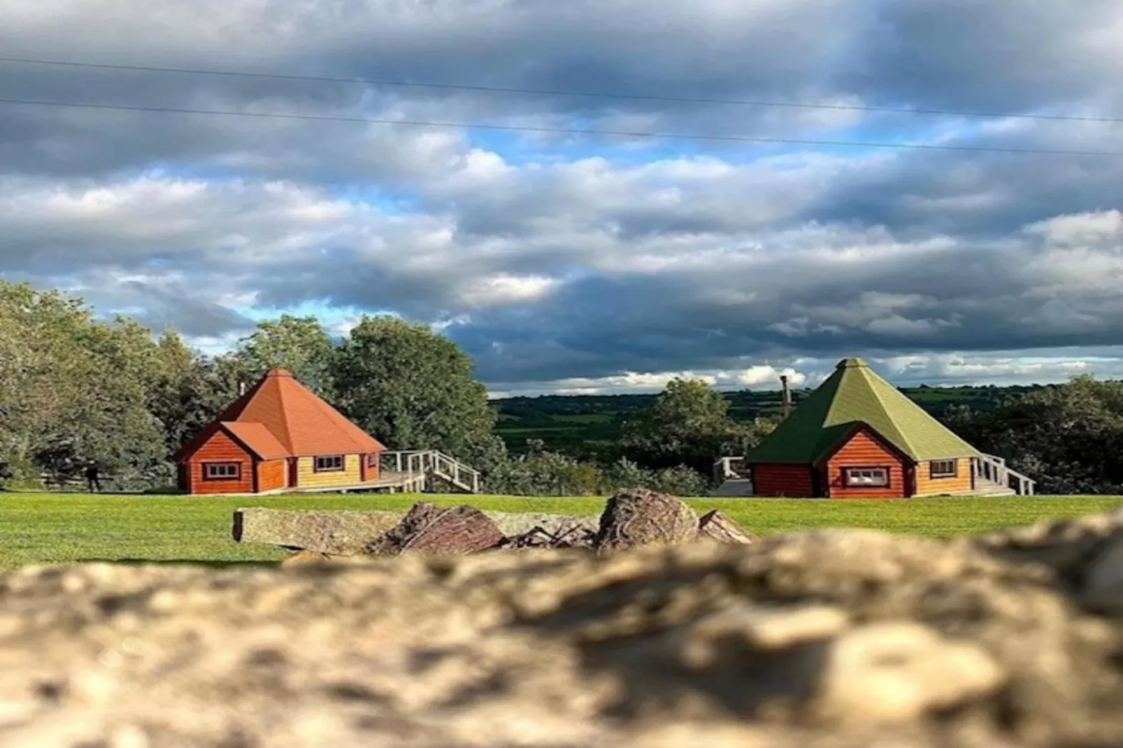 'Exmoor' Wooden Eco-Lodge-Outdoor