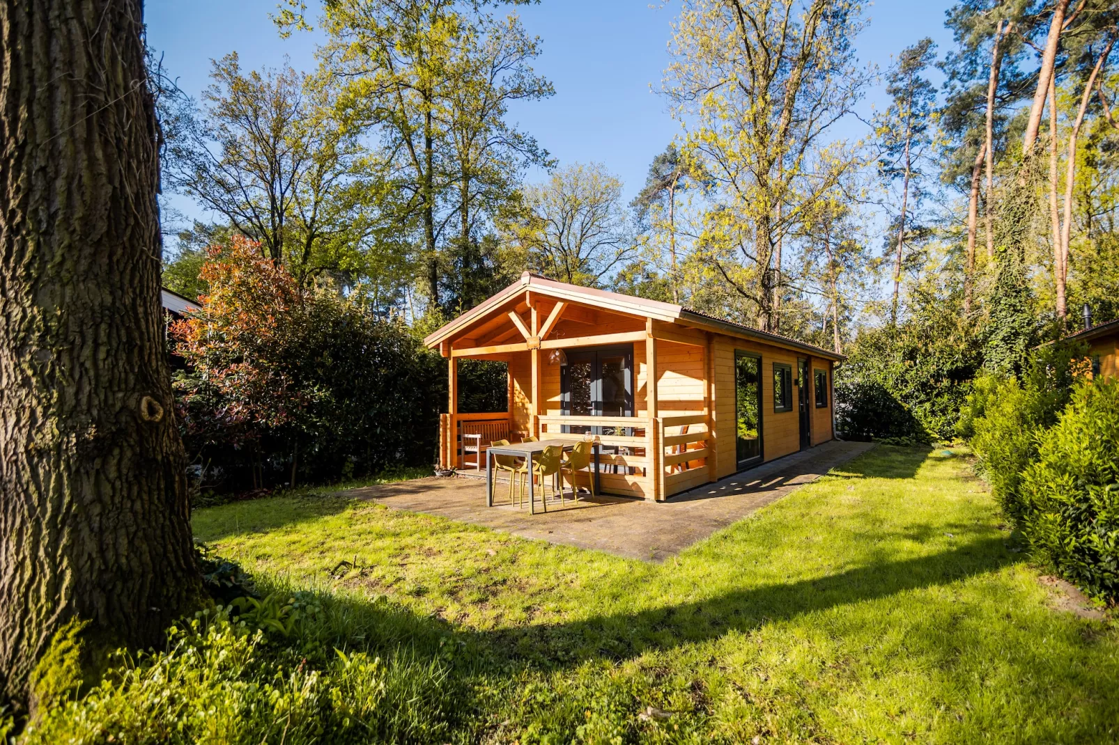 4-persoons wellness lodge-Gardens summer