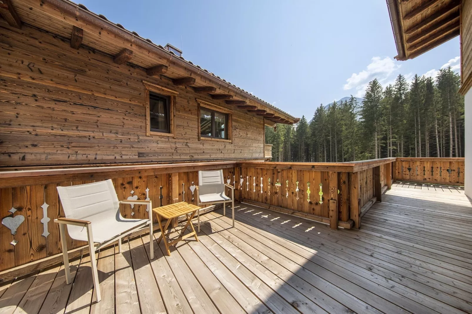 Nationalpark Chalet Kratzenberg-Terrassenbalkon