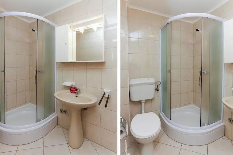 Apartments Villa Dubrovnik - Comfort Studio Apartment with Terrace and Sea View-Bathroom