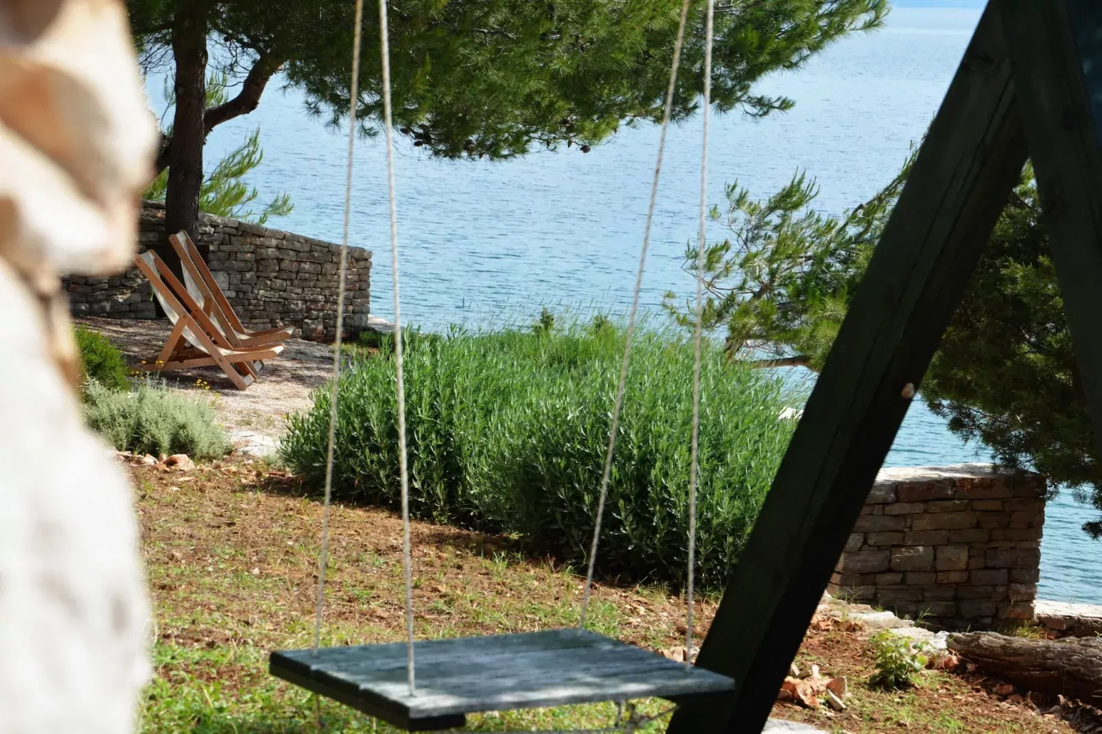 Blissful Bay Apartments Vrboska - One Bedroom Apartment with Balcony (owner Smokva)-Außenbereich