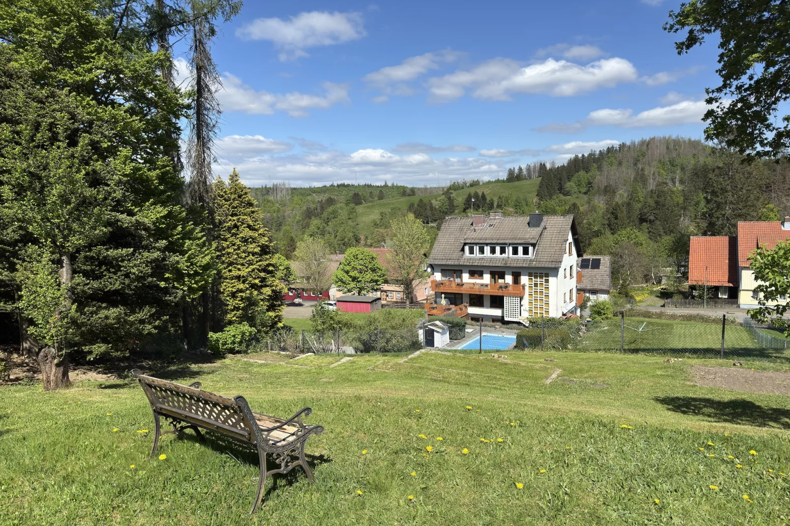 Bärenhütte 9 Personen-Aussicht Sommer