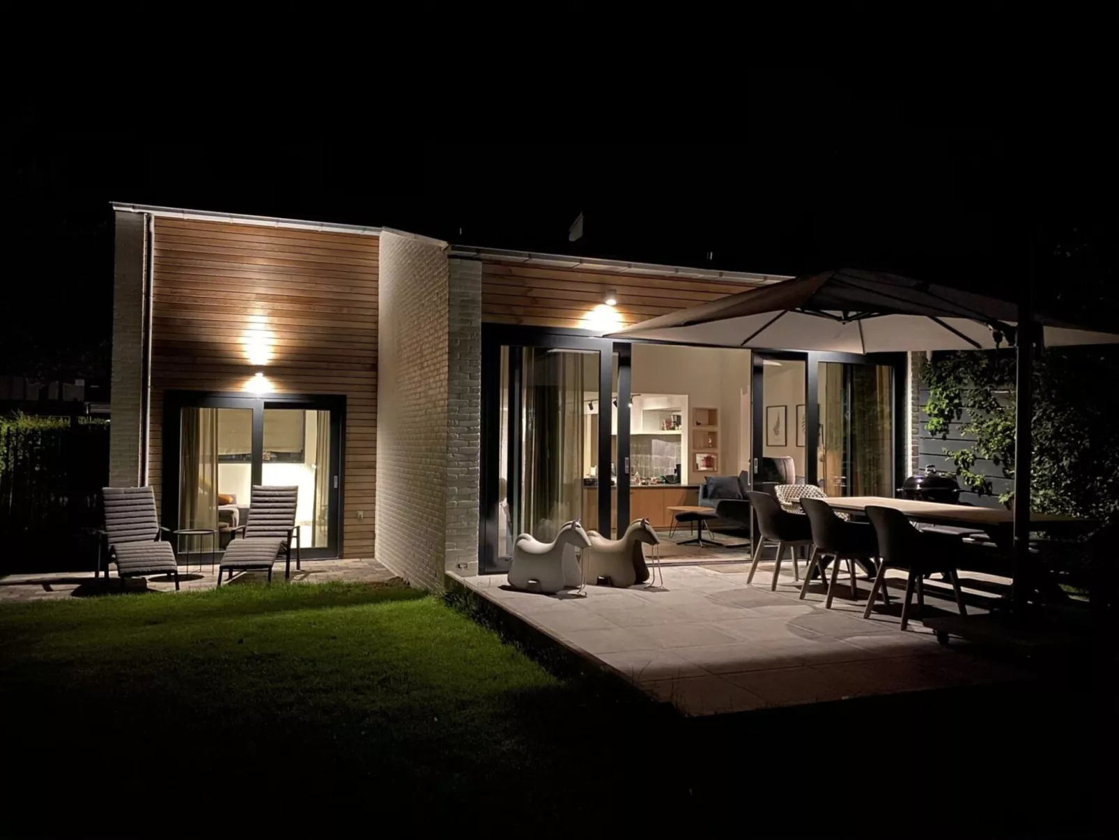 Seascape Wellness Nieuwvliet-Bad-Draußen