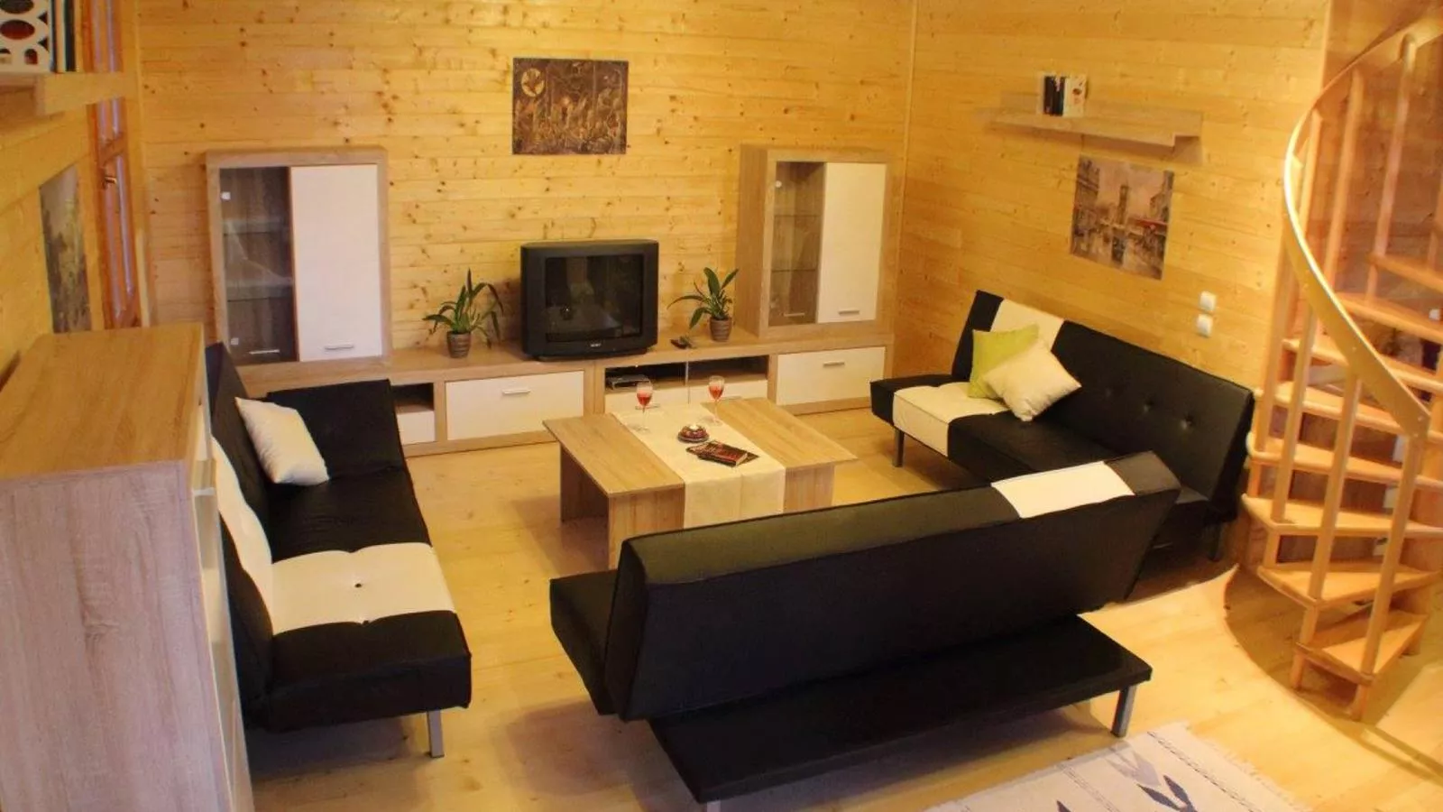 Sternenchalet-Wohnzimmer
