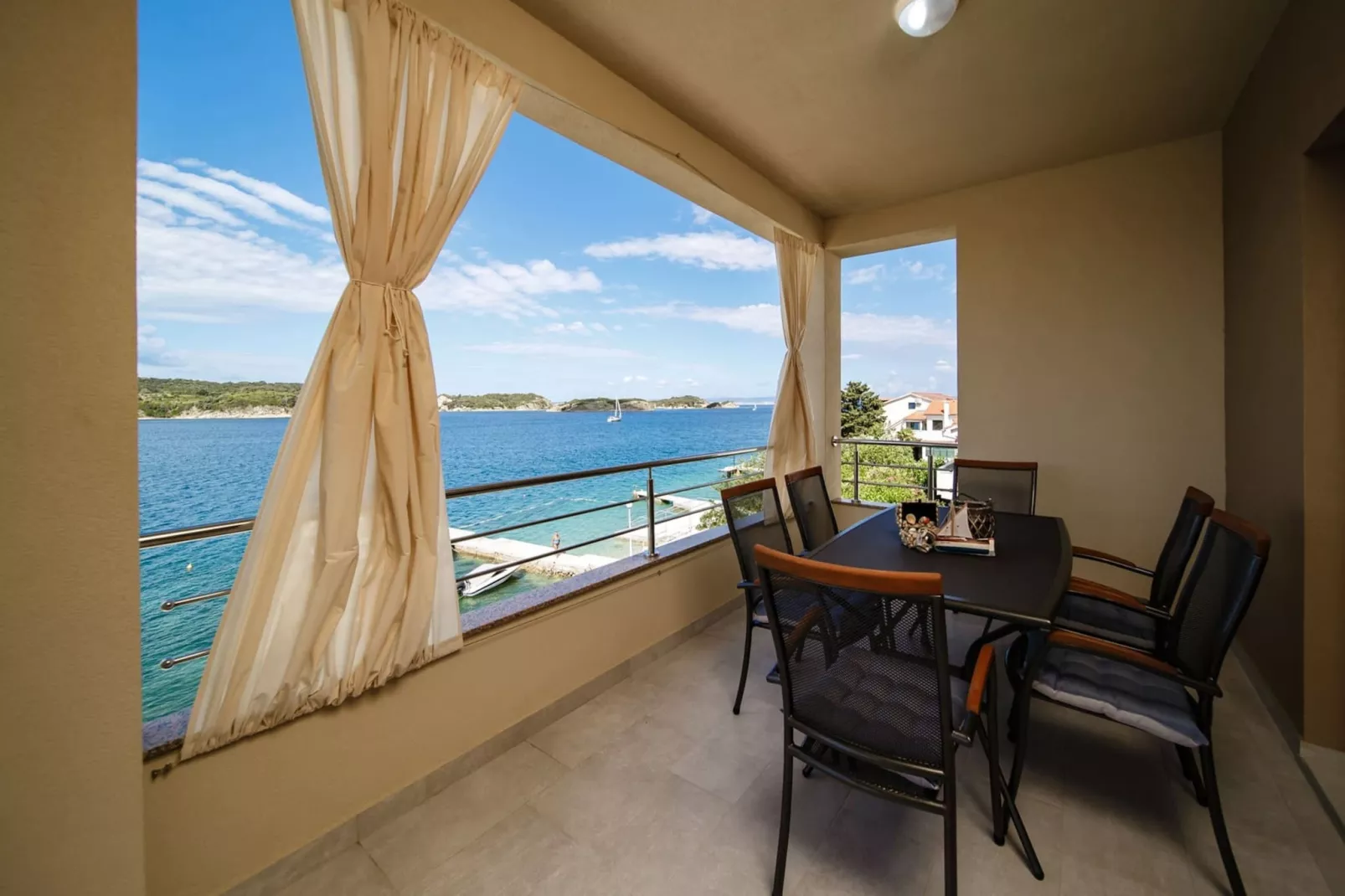 Villa Guliva - Apartment Blue Sea with Sea View-Balcon-terrasse