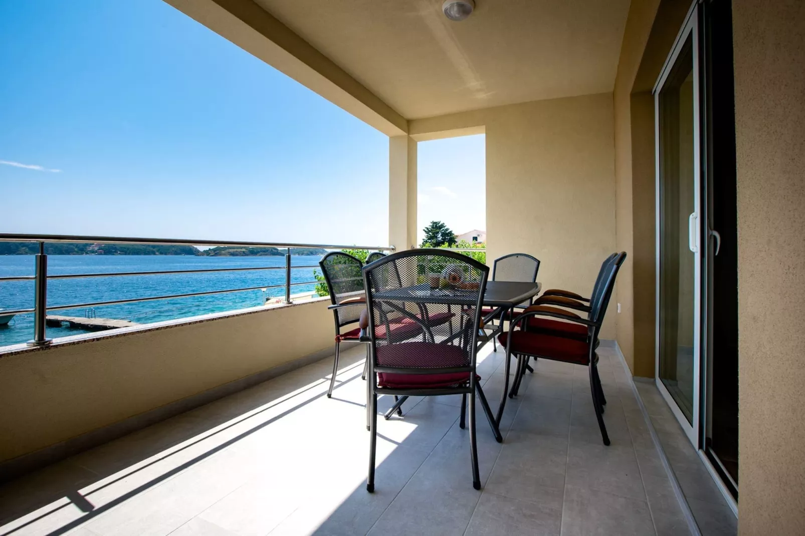 Villa Guliva - Apartment Golden Sun with Sea View-Balcon-terrasse