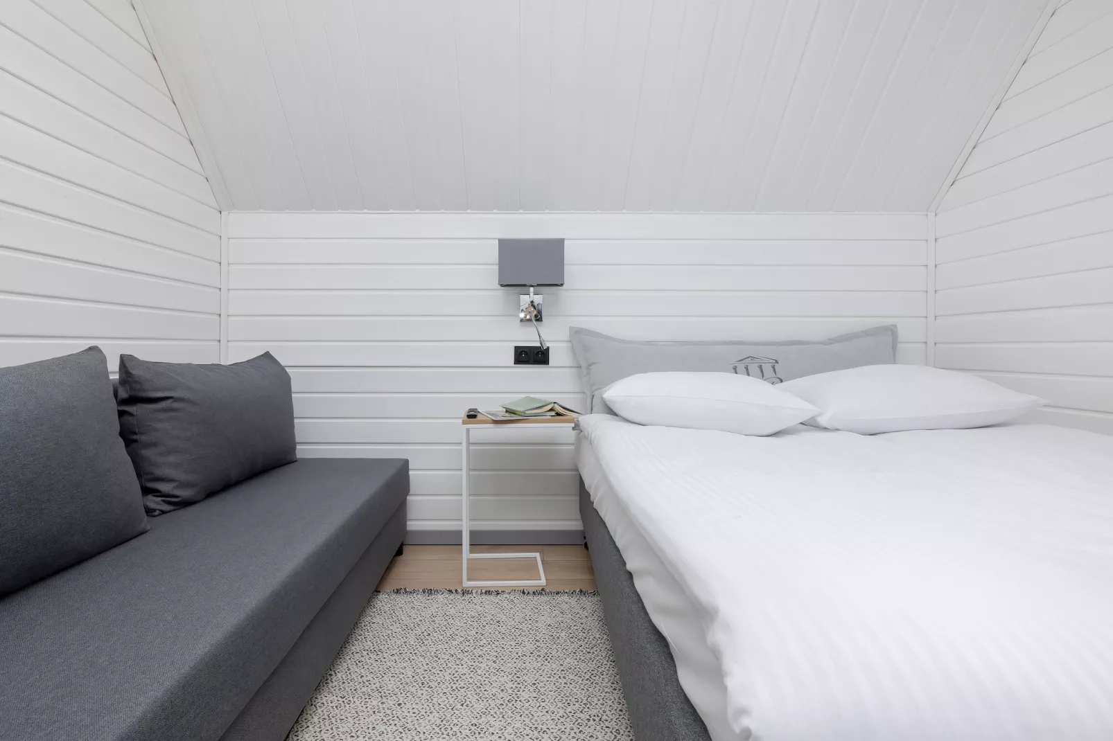 Villa Hoff Ferienhäuser Domek 6 Pers-Bedroom
