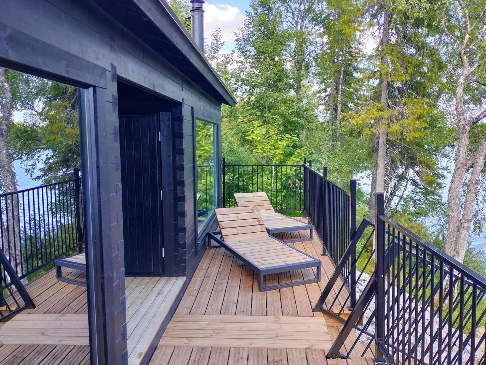 Rakkaranta d, beach house, two skipasses-Dehors