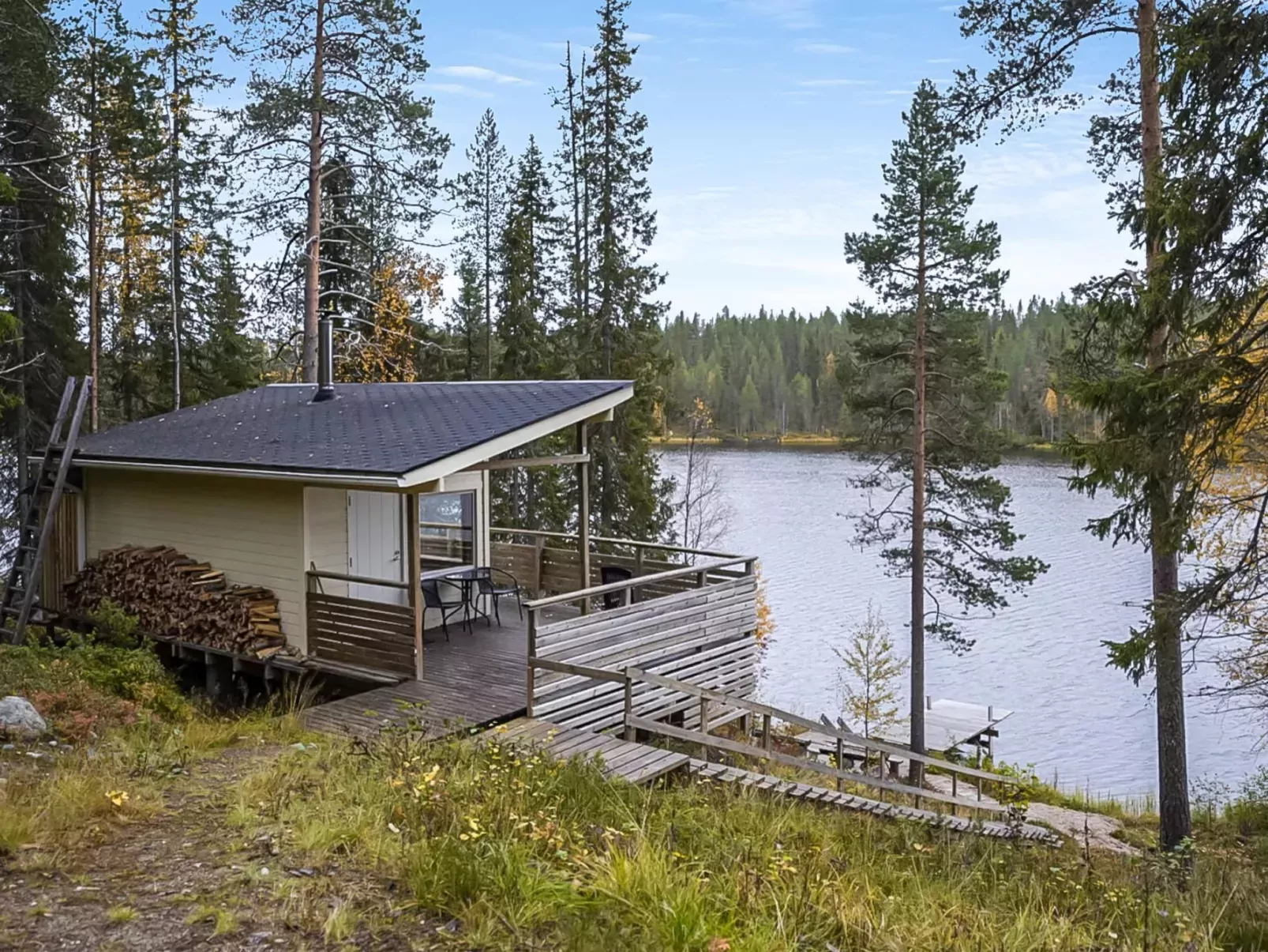 Saapunkijärvi, pitkäperä-Outside